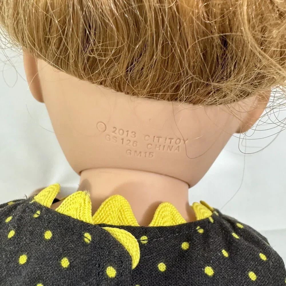 2013 Cititoy Brown Hair  Green Eyes # "GS126‎ GM15" 18"Doll - Picture 4 of 6
